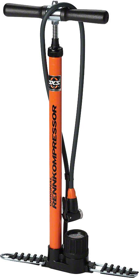 SKS Rennkompressor Floor Pump: Orange