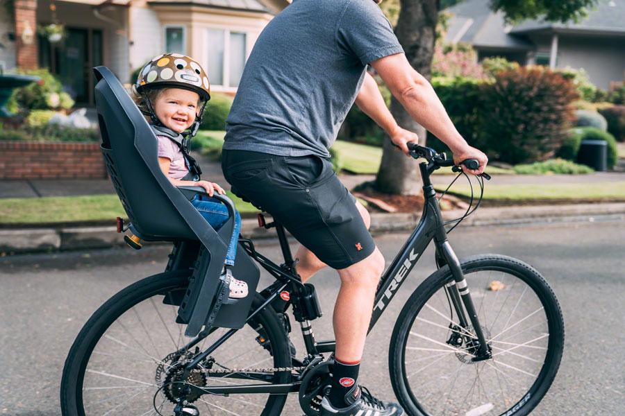 Burley Dash FM Child Bike Seat With Extended Rails - Black