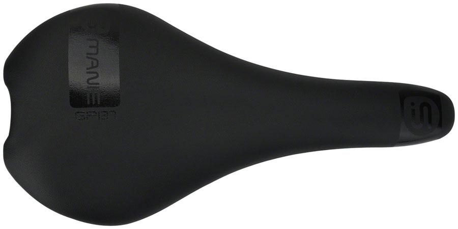 Smanie GP Series Saddle - Chromoly, Microfiber Black, 137