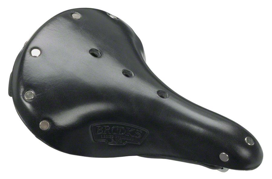 Brooks B17 Standard Saddle - Steel, Black, Women's