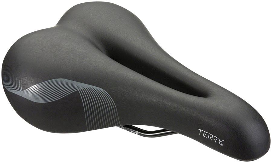 Terry Cite Y Gel Saddle - Chromoly, Black, Men's