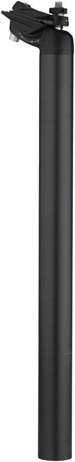 Salsa Guide Carbon Seatpost, 27.2 x 400mm, 18mm Offset, Black