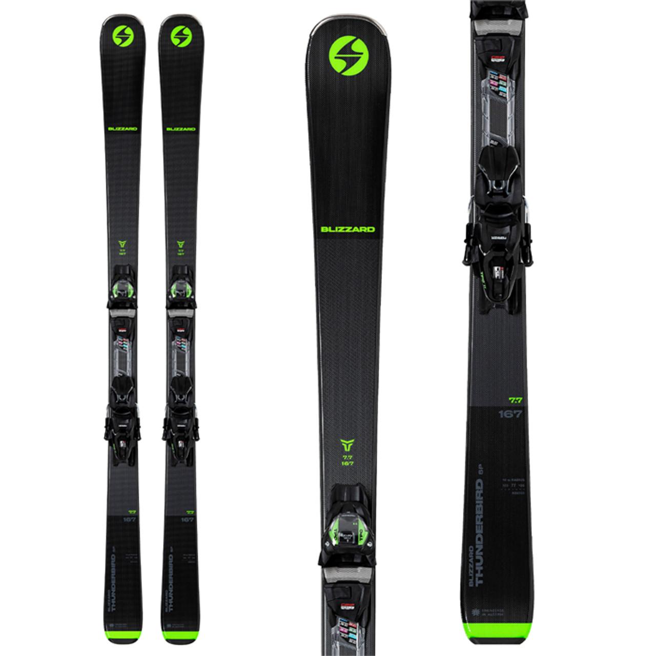 Blizzard Thunderbird SP 7.7 Skis TPC 11 Bindings 167 cm