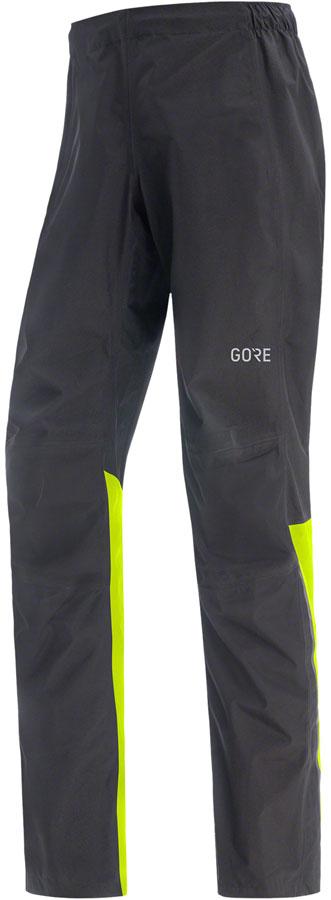 GORE GORE-TEX Paclite Pants - Black/Neon, Medium, Men's