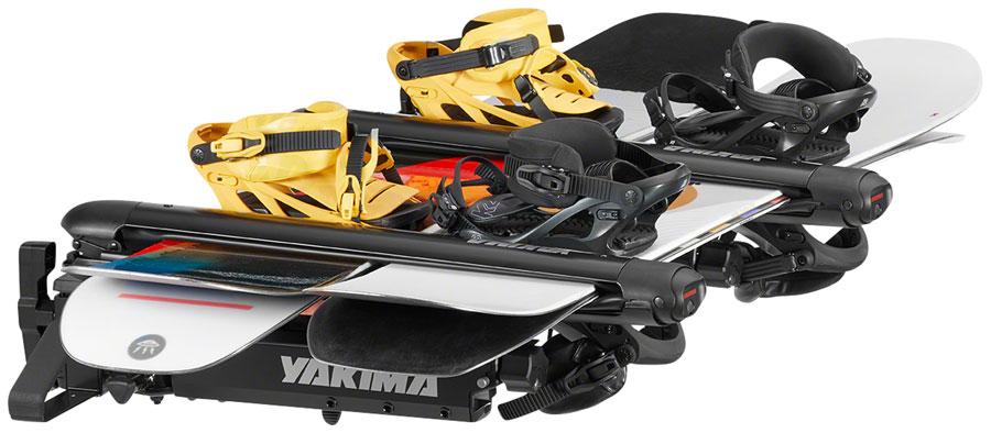 Yakima EXO Hitch System SnowBank Ski Carrier - 4/Snowboards or 5 Skis