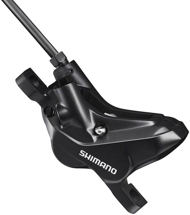 Shimano BR-MT420 Disc Brake and BL-MT401 Lever - Front, Hydraulic, 4-Piston, Post Mount, Black