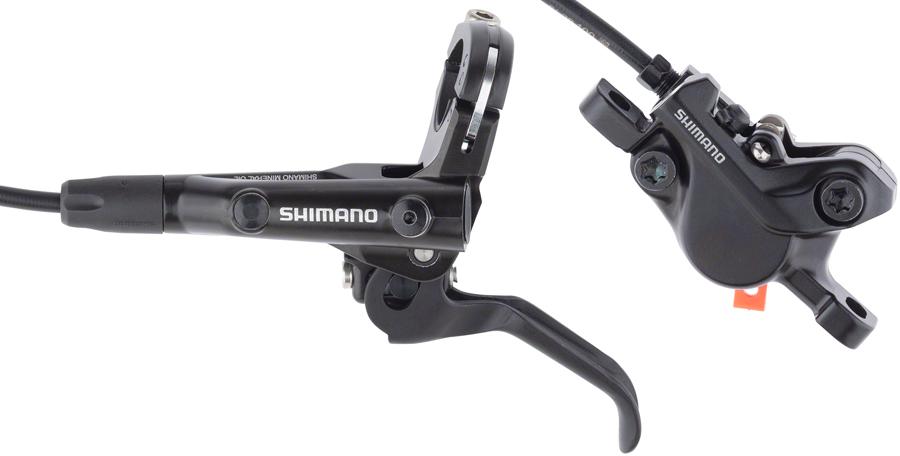 Shimano BR-MT500 Disc Brake and BL-MT501 Lever - Front, Hydraulic, 2-Piston, Post Mount, Black