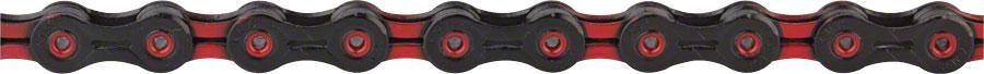 KMC DLC 11 Chain - 11-Speed, 118 Links, Black/Red