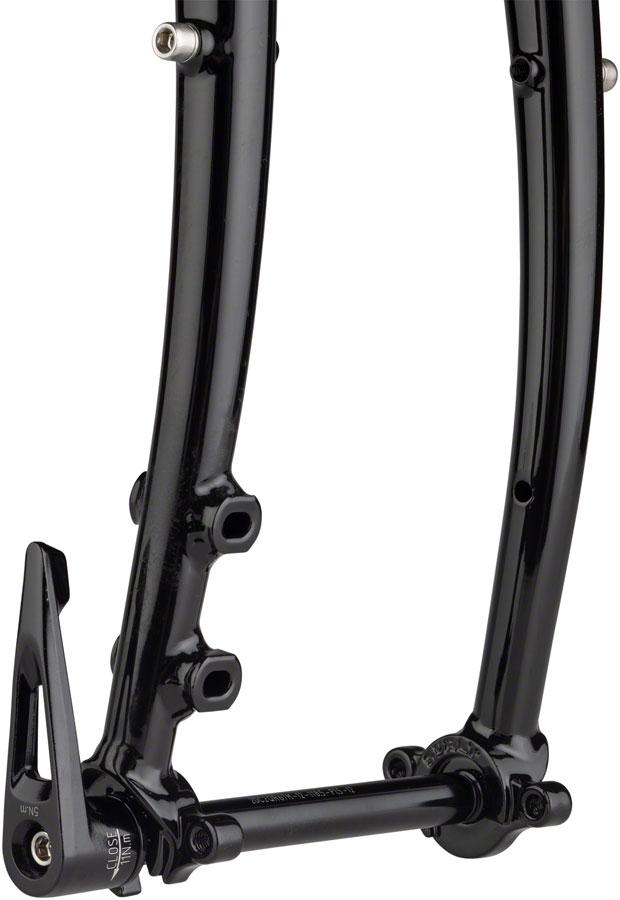 Surly Disc Trucker Fork - 26", 1-1/8" Straight, 100x12 mm Thru-Axle, Steel, Disc, Black