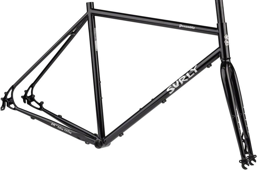 Surly Preamble Frameset - 700c, Black, X-Large