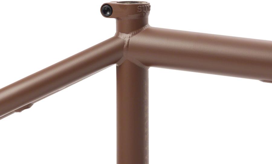 Sunday Darkwave BMX Frame - 21.25" TT, Matte Dark Brown