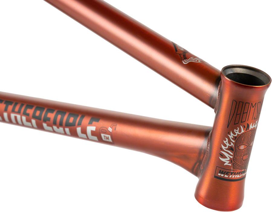 We The People Doomsayer BMX Frame - 20.5" TT, Matte Brown