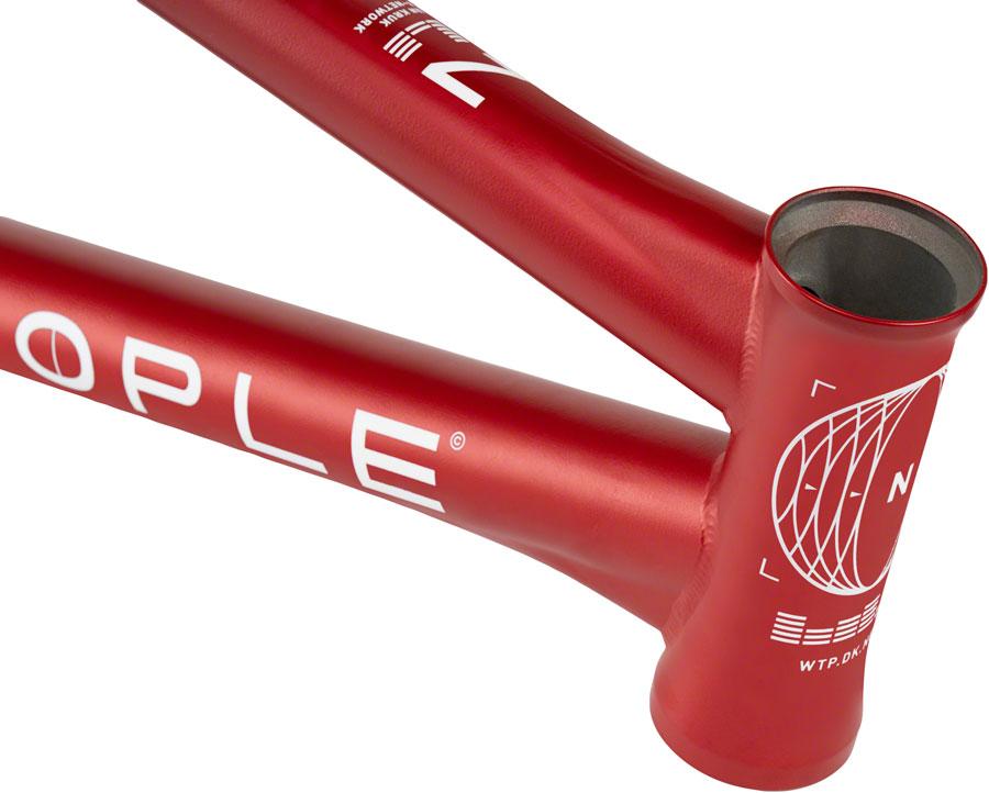 We The People Network BMX Frame - 21.1" TT, Matte Metallic Red