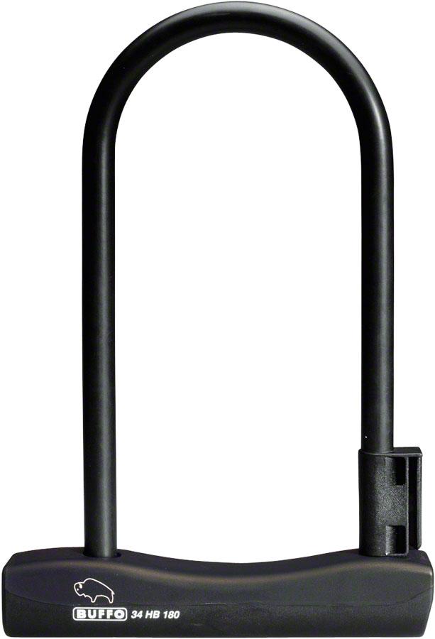 Abus Buffo U-Lock - 4 x 9", Keyed, Black, Includes bracket