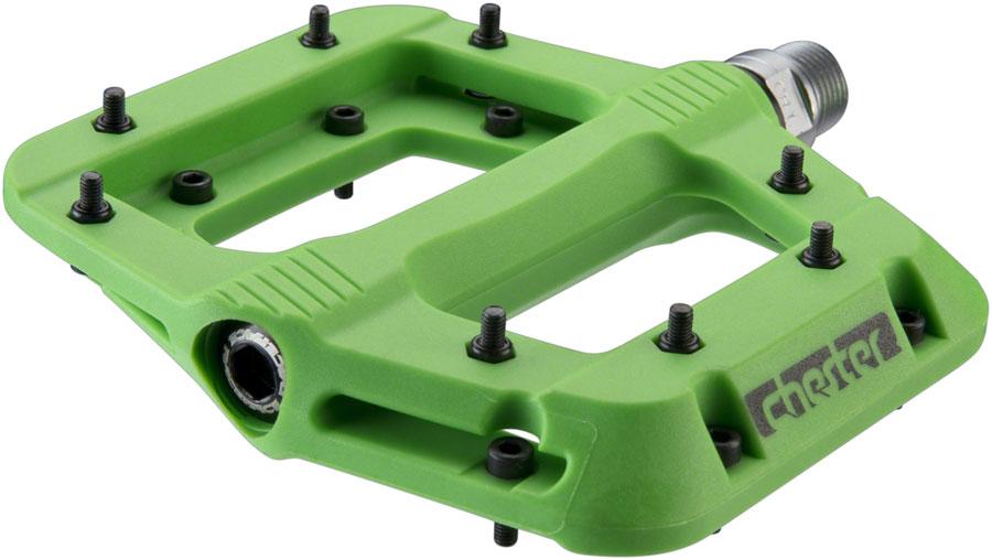 RaceFace Chester Pedals - Platform, Composite, 9/16", Green