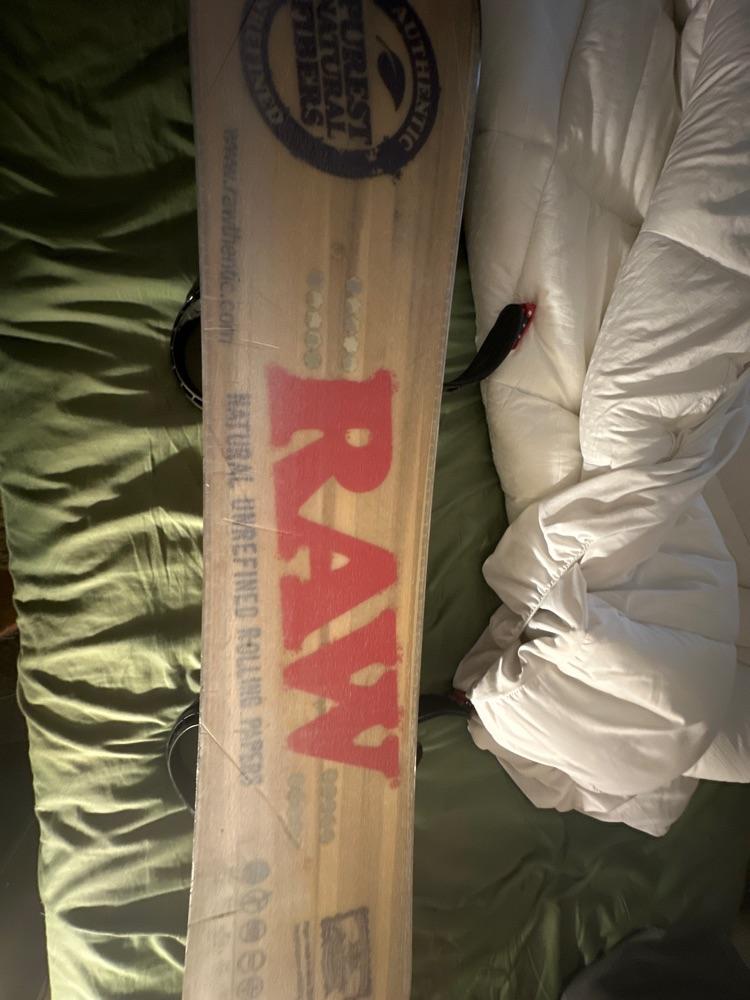 Raw limited edition board & bindings (155cm)