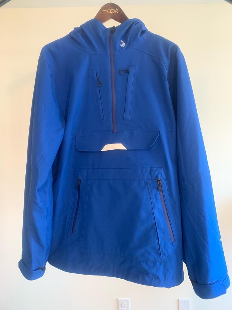 Volcom Men’s Brighton Pullover Jacket Blue